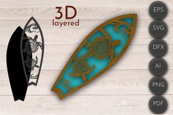 3D Layered SVG Flip Flop Zone Laser Cut: A New Dimension in Creative Design and Home Decor