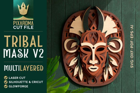 Bringing Cultural Art to Life with the Tribal Mask V2 3D Layered Cut File