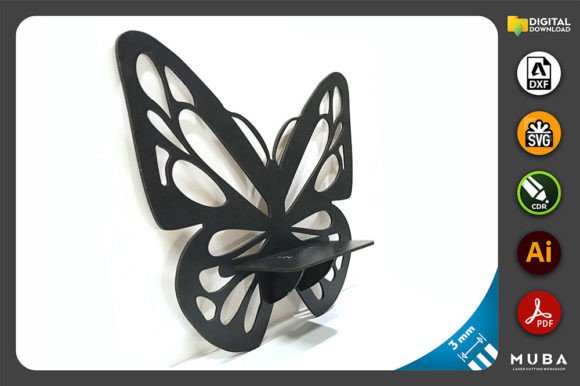 Butterfly Wall Shelf: A Unique Decor and Storage Solution