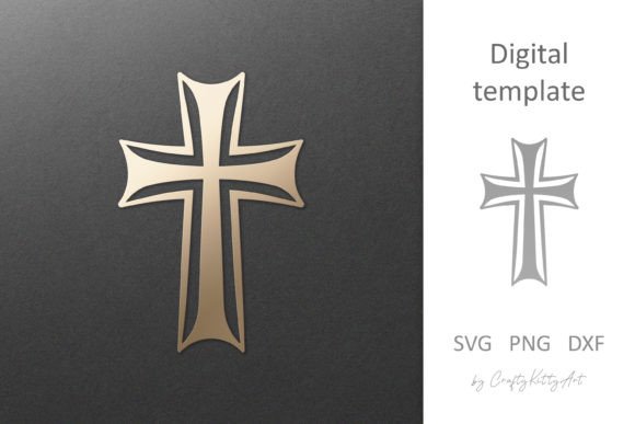 Christian Faith Cross SVG. Crucifix SVG – A Modern Tool for Creative Spirituality
