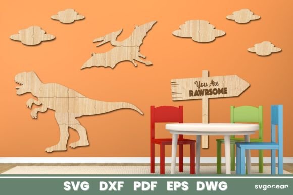 Dinosaur Wall Decor Laser Cut: A Creative and Versatile Solution for Home and Business Interiors