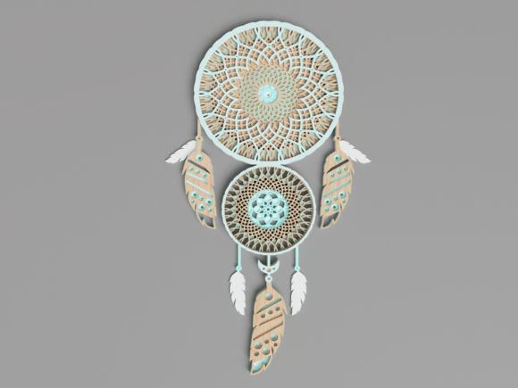 Dream Catcher 3D Layered Laser Cut: Creative Decor and Gift Ideas
