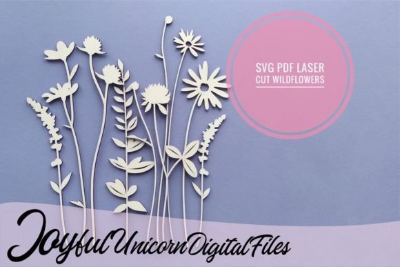 Enhance Your Projects with Laser Cut Wildflowers SVG Bundle