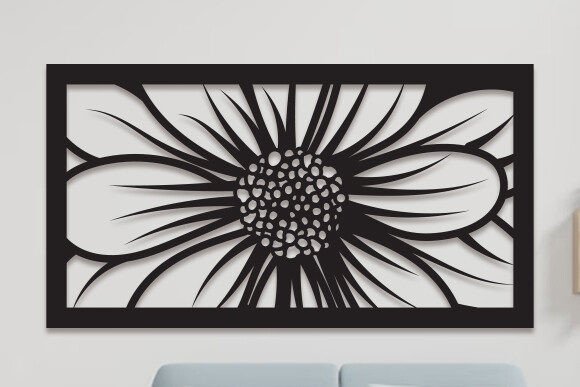 Floral Panel Laser Cut SVG - Creative Possibilities