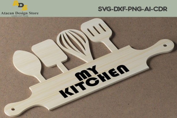 Kitchen Personalised Wood Wall Sign 254 – A Customisable Decor Solution for Modern Spaces