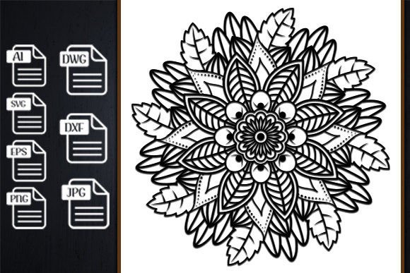 Mandala Flower Laser Cut: A Modern Decor Solution with Versatile Applications