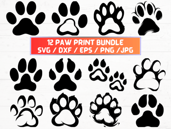 Paw Print SVG, DXF, EPS, JPG, PNG: Creative and Practical Uses for Everyone