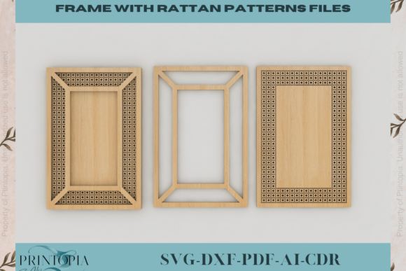 Rattan Frame Cut File 104: A Strategic Tool for Elevating Design and Branding in Home Decor Projects