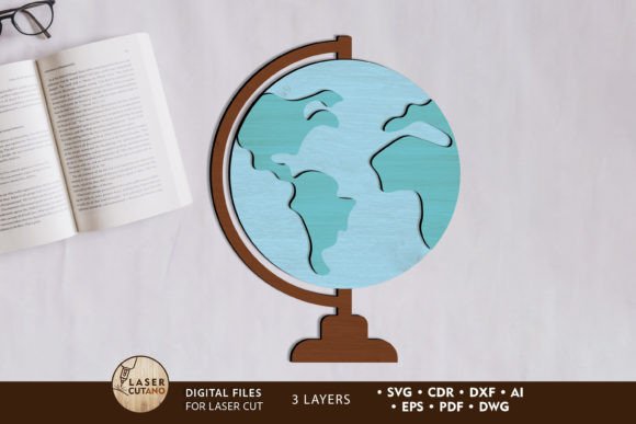 School Globe Laser Cut Template: A Versatile Resource for Creative and Educational Projects