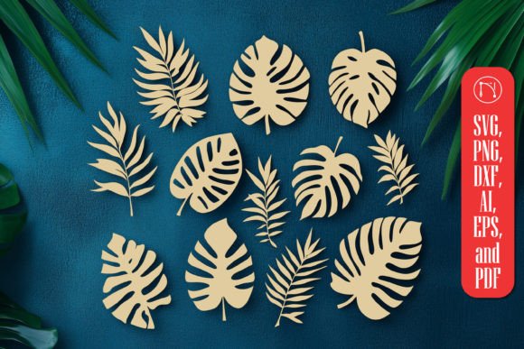 Tropical Leaves SVG Bundle: Creative Designs for Crafting